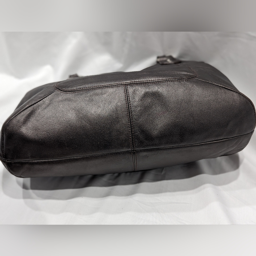 Coach Vintage Campbell Leather Belle Carryall Purse Shoulder Bag - Picture 6 of 15